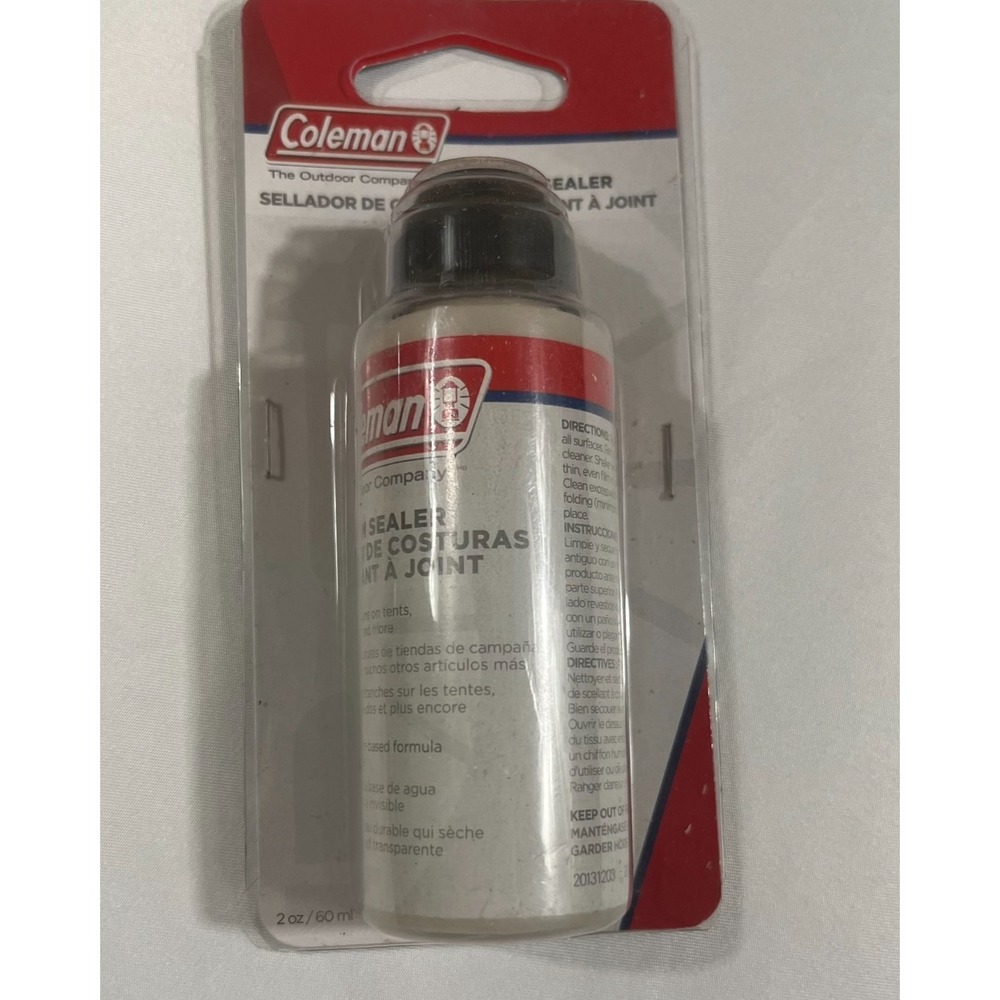 Coleman Seam Sealer Waterproofing Liquid 2 oz Tent Tarp Camping Repair NIB
